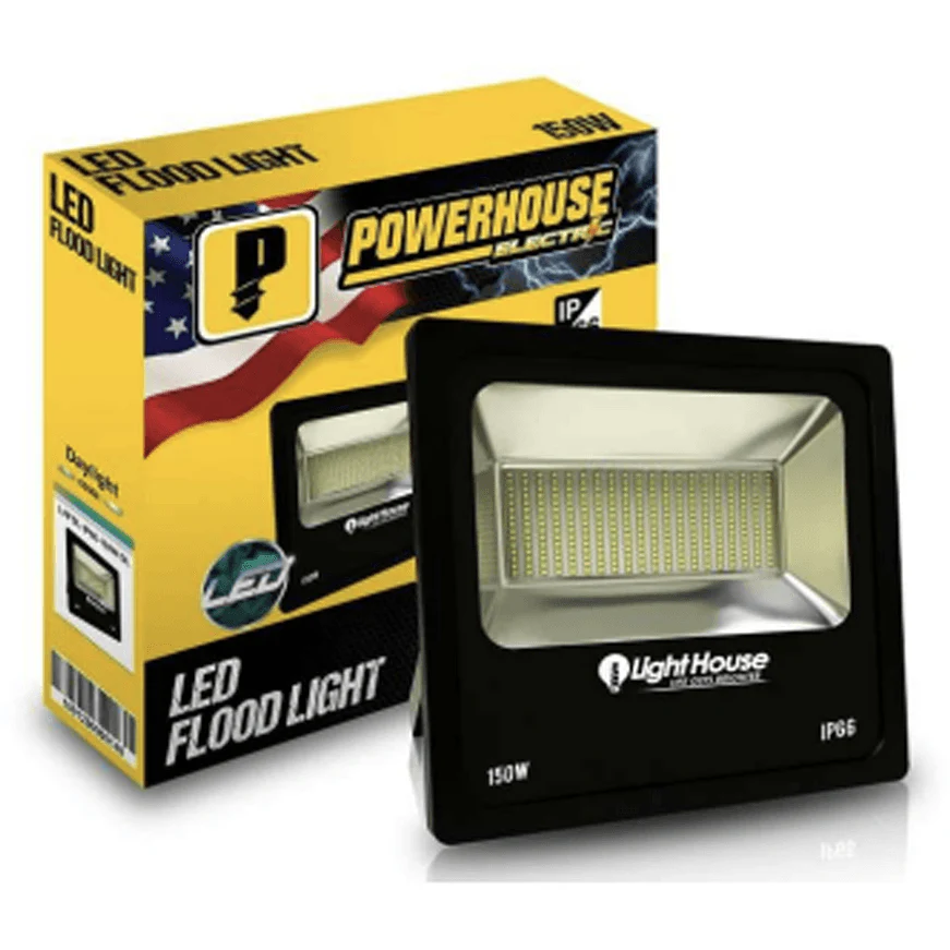 Powerhouse Electric Led Floodlight Warm White vertexpowertools