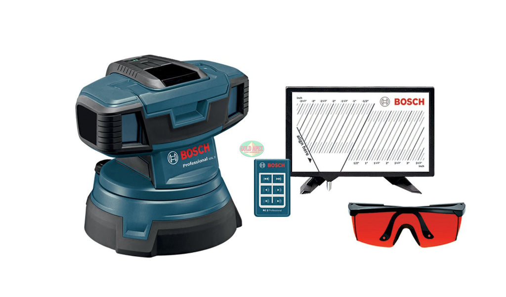 Bosch GSL 2 Surface Laser for Floor Leveling and Preparation - goldapextools