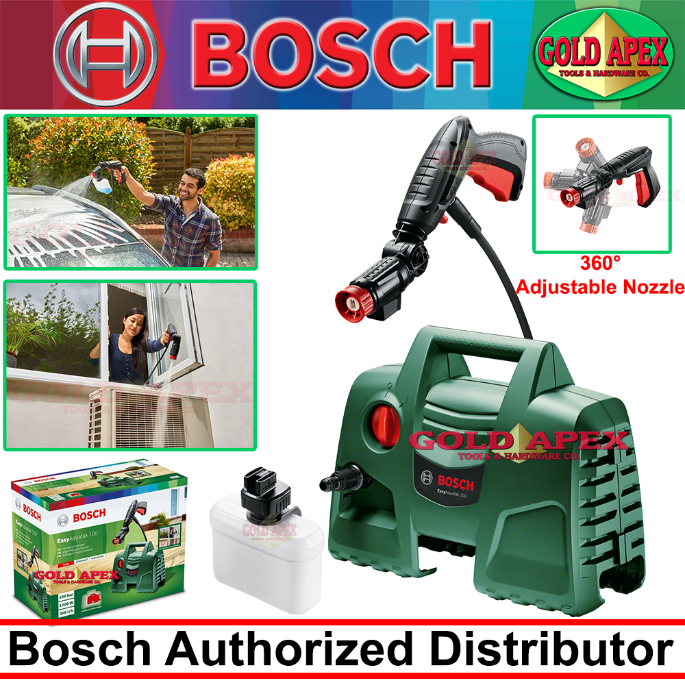 Bosch EasyAquatak 100 Portable High Pressure Washer (w/ 360° Adjustabl ...