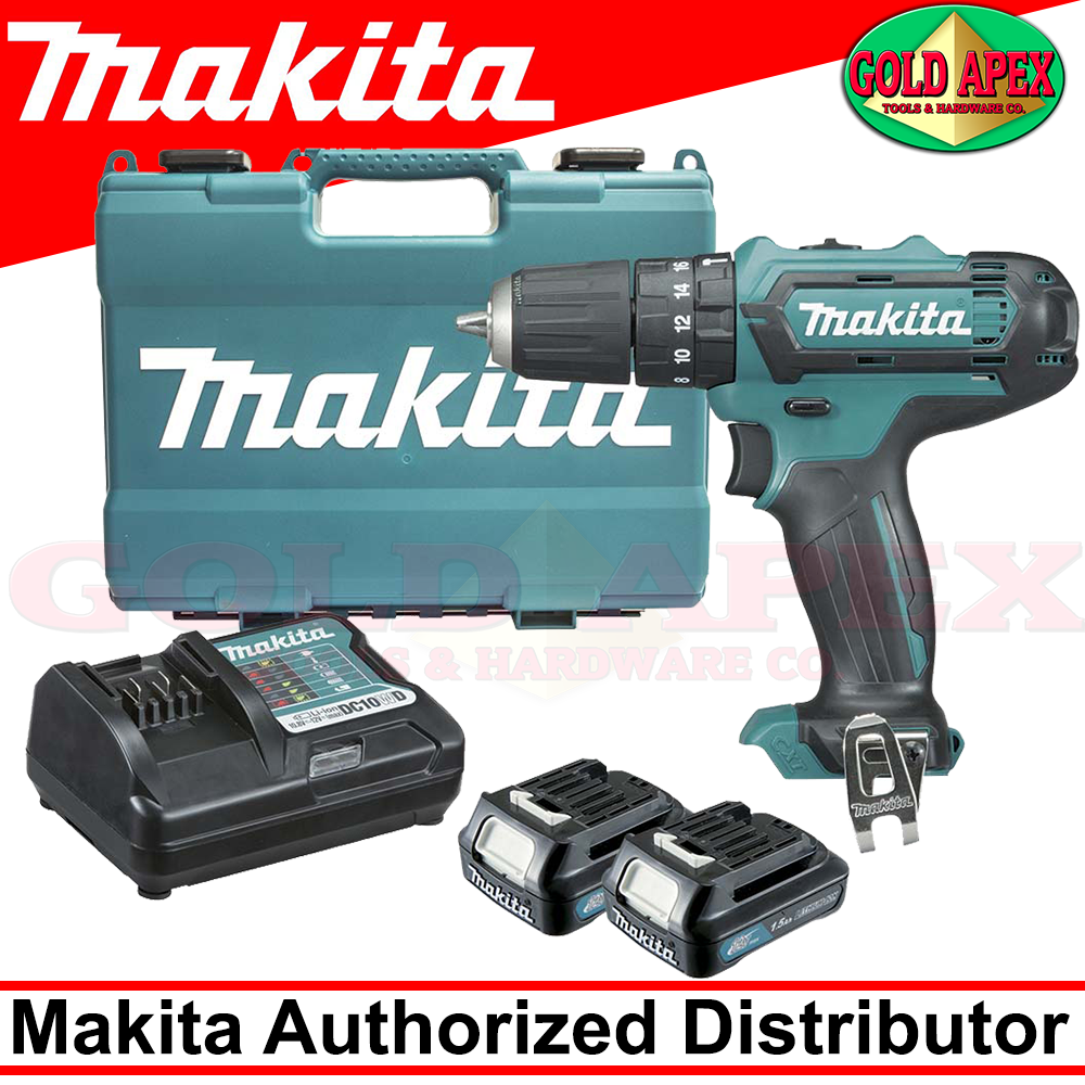 Makita HP331DWYE CXT 12V Max Cordless Hammer Drill / Driver - goldapextools