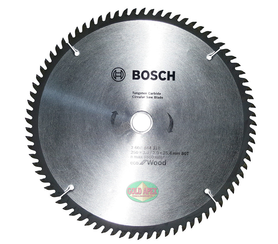 Bosch ECO Circular Saw Blade 10"x80T - goldapextools