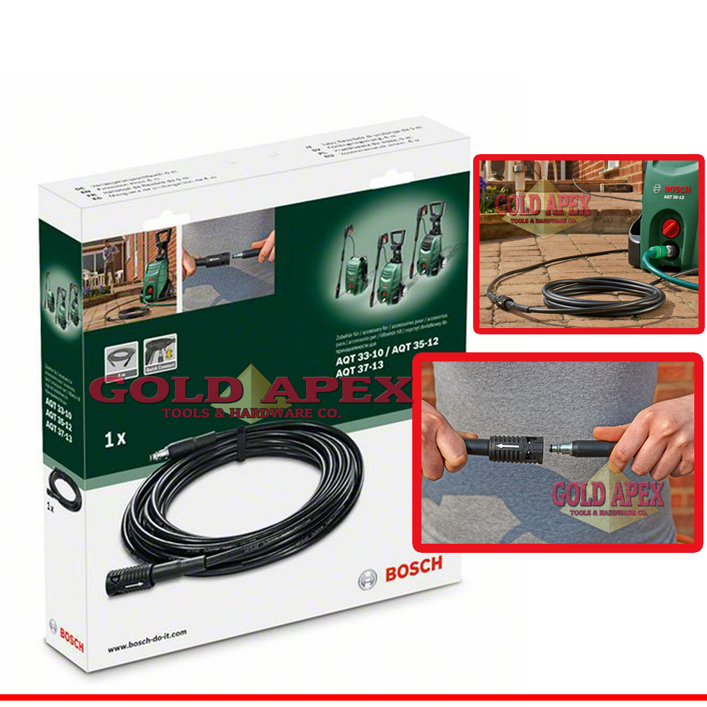 Bosch 6 Meters Extension Hose for AQT Pressure Washers - goldapextools