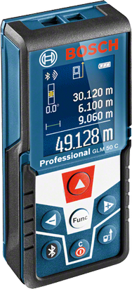 Bosch GLM 50 C Laser Distance Measurer (Bluetooth) - goldapextools