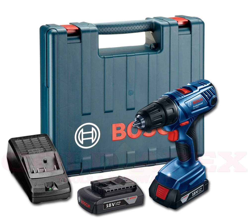 Bosch GSR 180-Li Cordless Drill / Driver (18 volts) - goldapextools