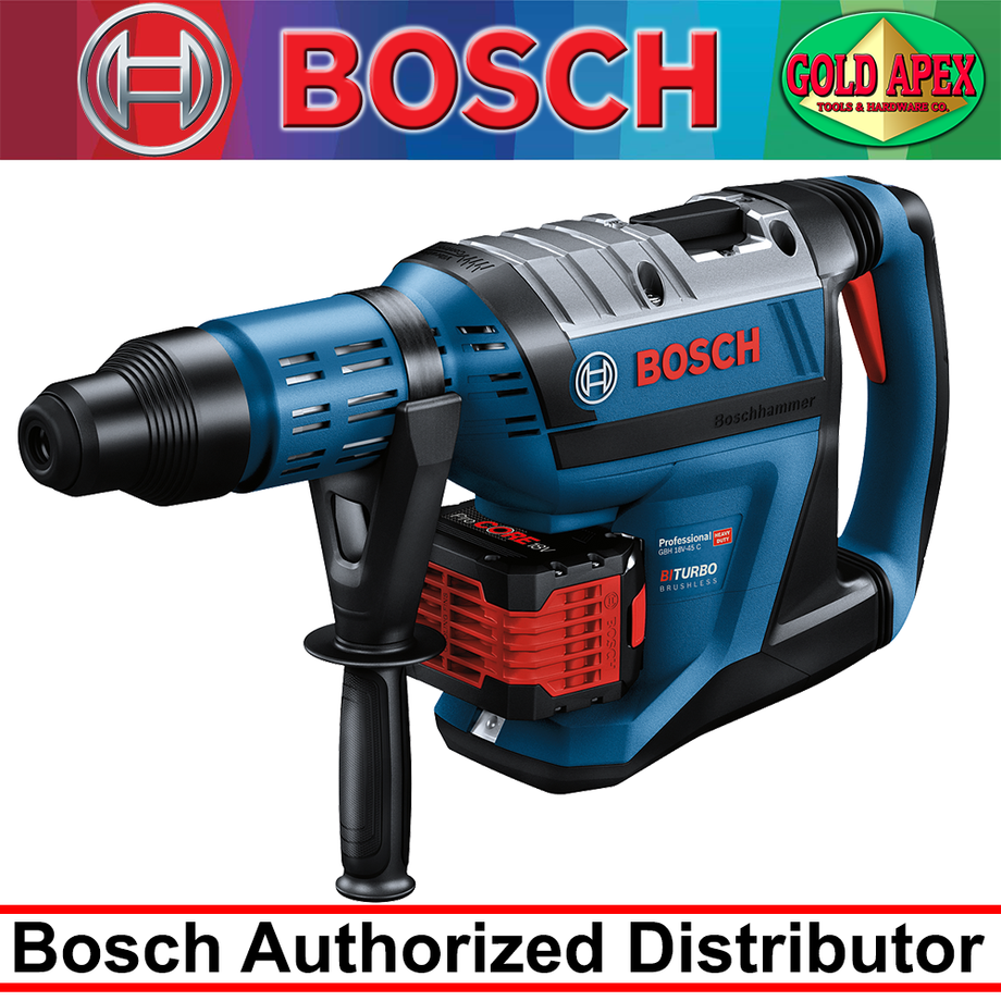 Bosch GBH 18V 45 C 18V Cordless Brushless SDS Max Rotary Hammer BITURB vertexpowertools