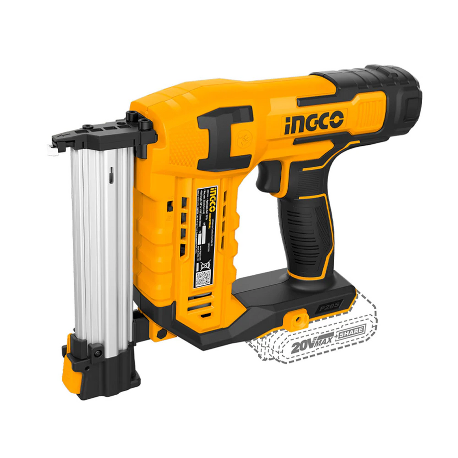 Ingco CBNLI3508 20V Cordless Brad Nailer Kit vertexpowertools