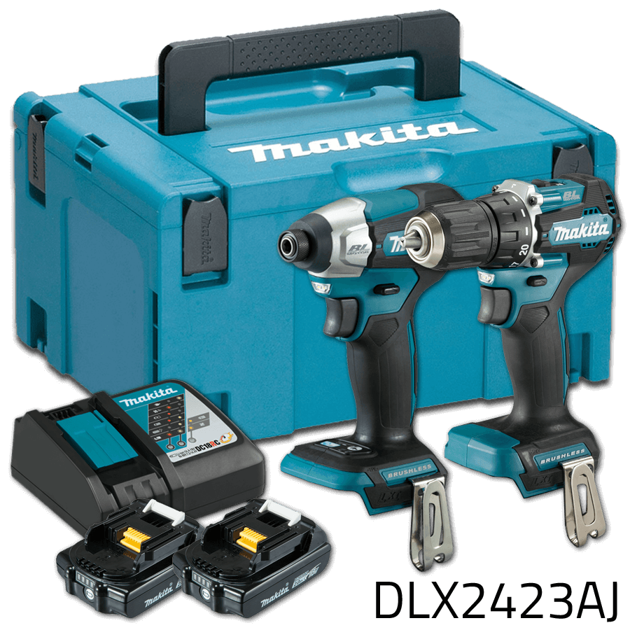 Makita DLX2423AJ Cordless Brushless Sub-Compact Kit (Set
