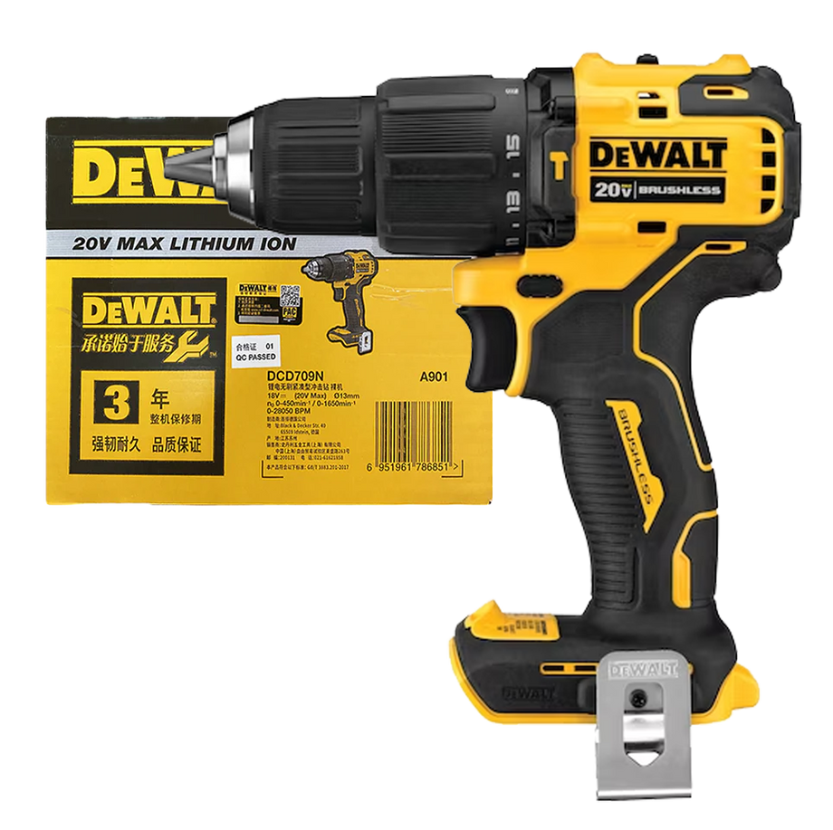 Dewalt DCD709N 20V Cordless Brushless Hammer Drill 13mm (Bare Tool