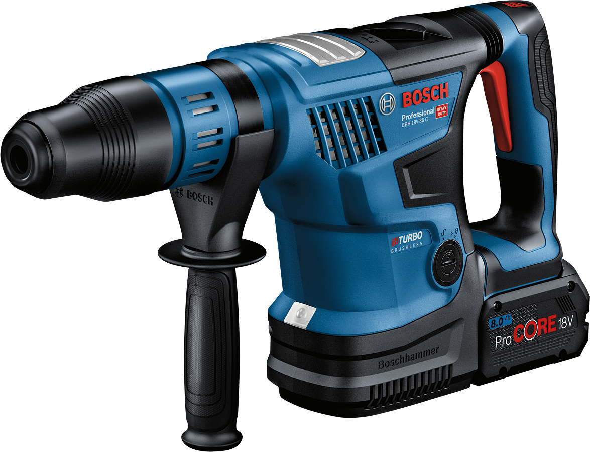 Bosch GBH 18V 36 C 18V Cordless Brushless SDS Max Rotary Hammer BITURB vertexpowertools