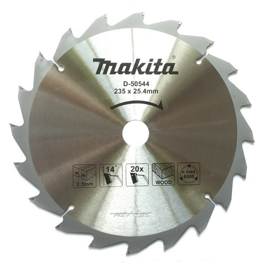 Makita D 50544 TCT Circular Saw Blade 235mm x 20T vertexpowertools