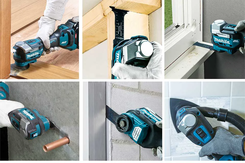 Makita TM001GZ 40V Cordless Brushless Toolless Multi Tool (Bare Tool)