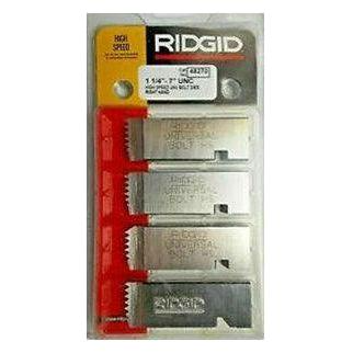 RIDGID 48260 1" High Speed Bolt Dies For Universal Die Heads – 8 UNC, Right Hand
