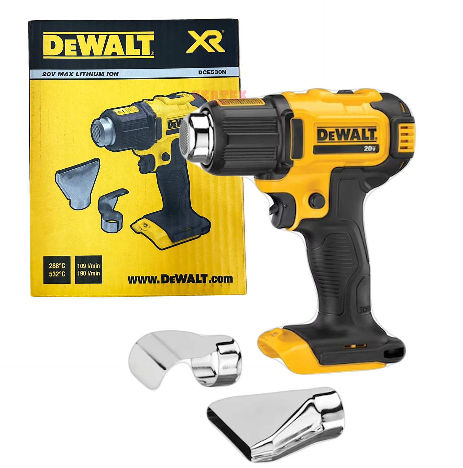 Dewalt DCE530N 18V/20V Cordless Heat Gun (Bare Tool)