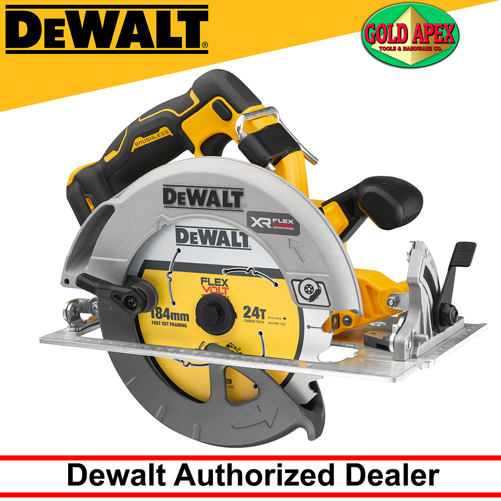 Dewalt DCS573N 20V Flexvolt Cordless Brushless Circular Saw Bare Tool vertexpowertools