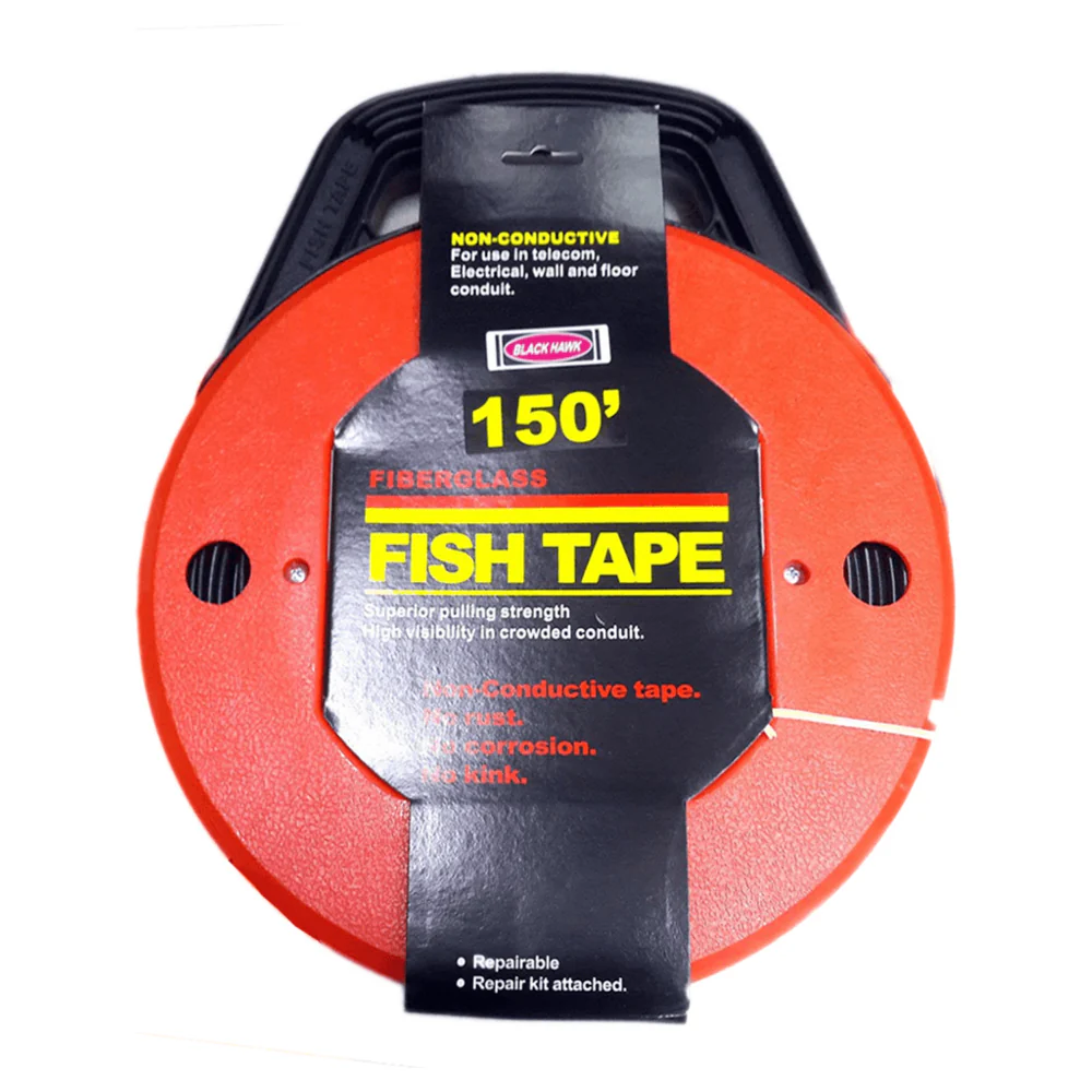 Black Hawk Fish Tape with Case/Cage – vertexpowertools