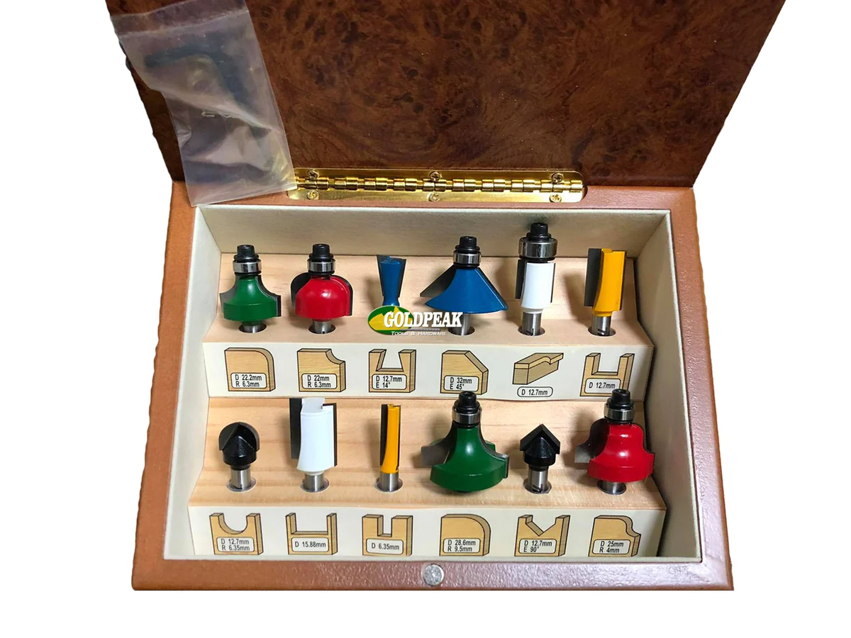 Router bit hot sale set makita