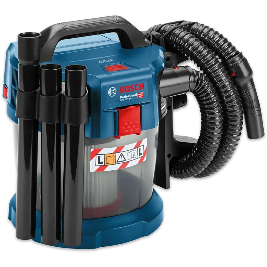 Bosch GAS 18V-10 L Cordless Vacuum Cleaner (Bare Tool) - goldapextools