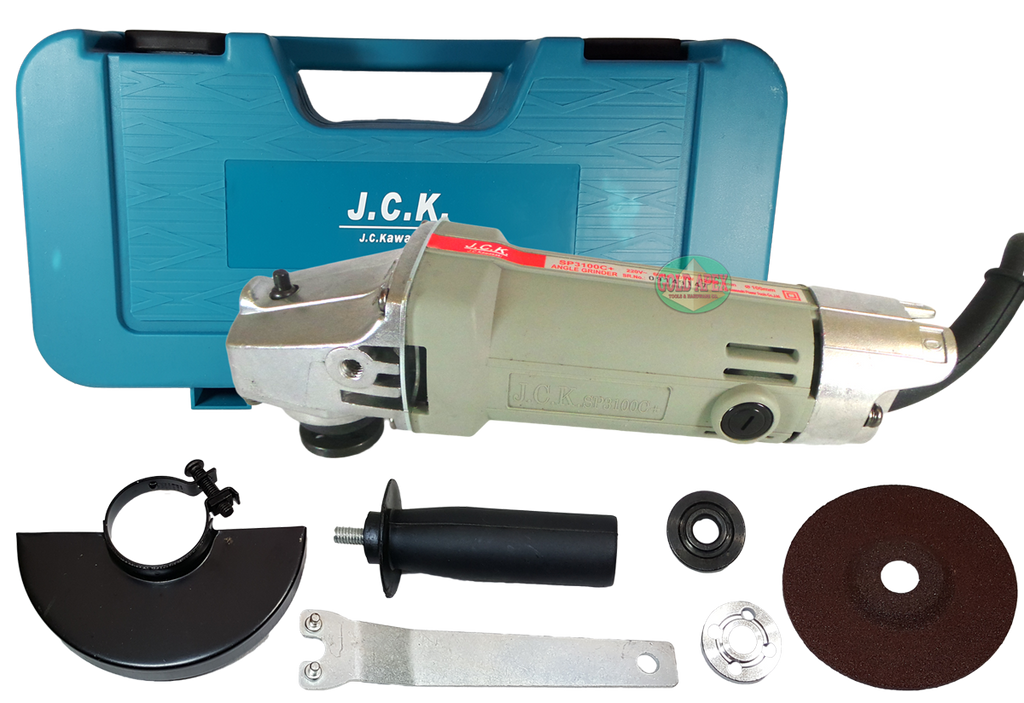JC Kawasaki SP3100C+ Angle Grinder With Carrying Case - goldapextools