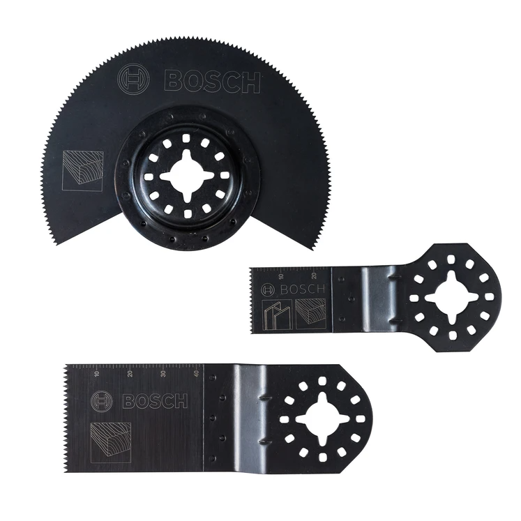 Bosch 2608662343 Starlock Wood & Metal Accessory Kit Set for Oscillating  Tools (3pcs)