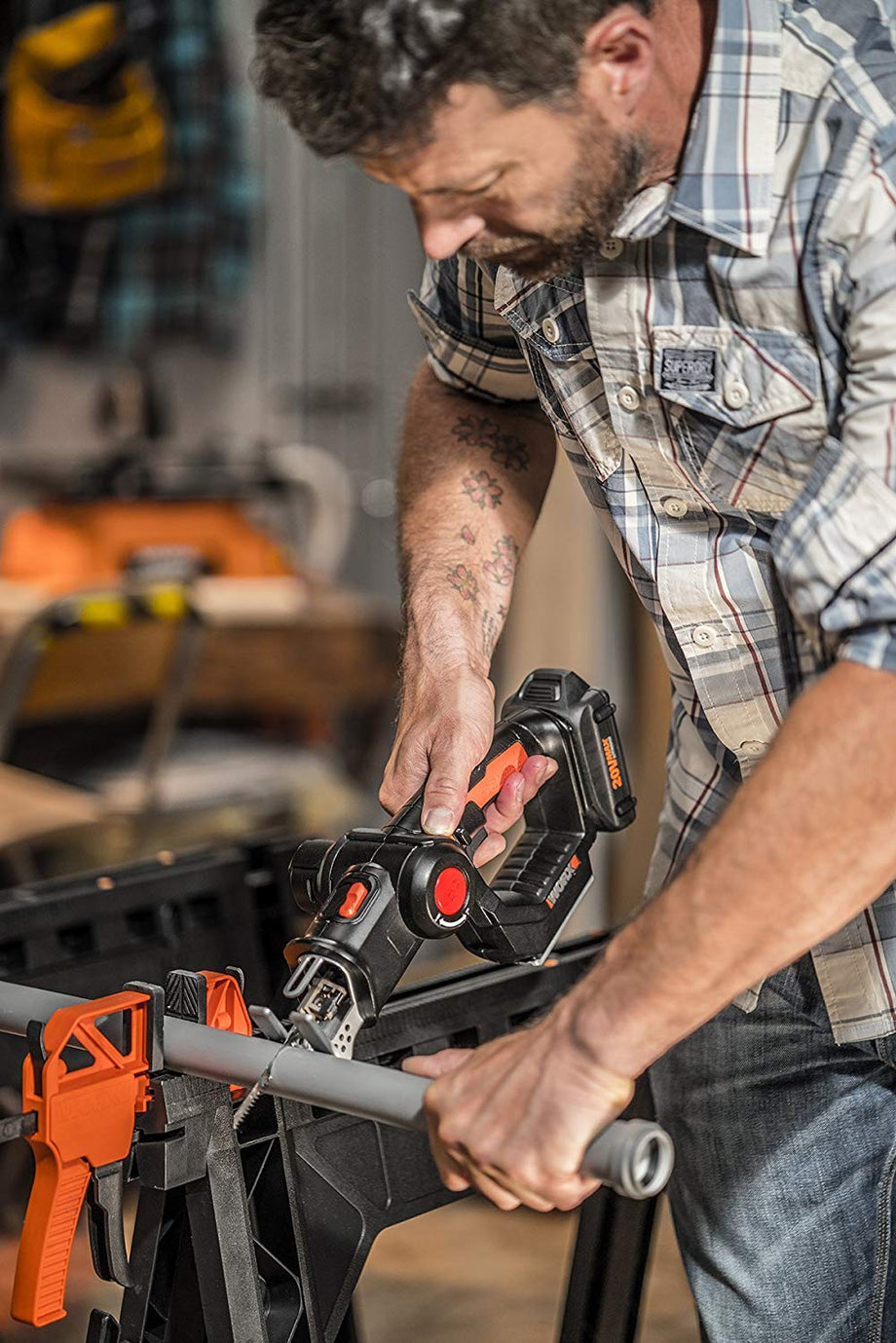 Worx WX550 2in1 Cordless Multi-Purposed Saw 20V Max (Jigsaw