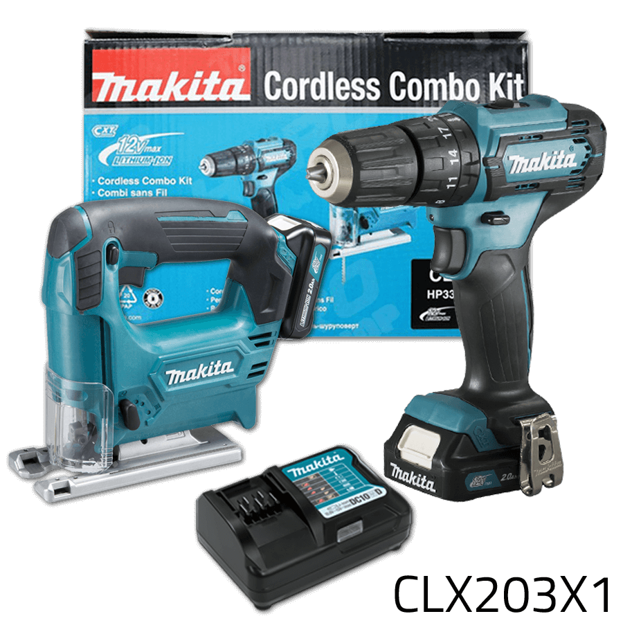 Makita (CXT-Series) Cordless Combo Kit (Hammer Drill - –