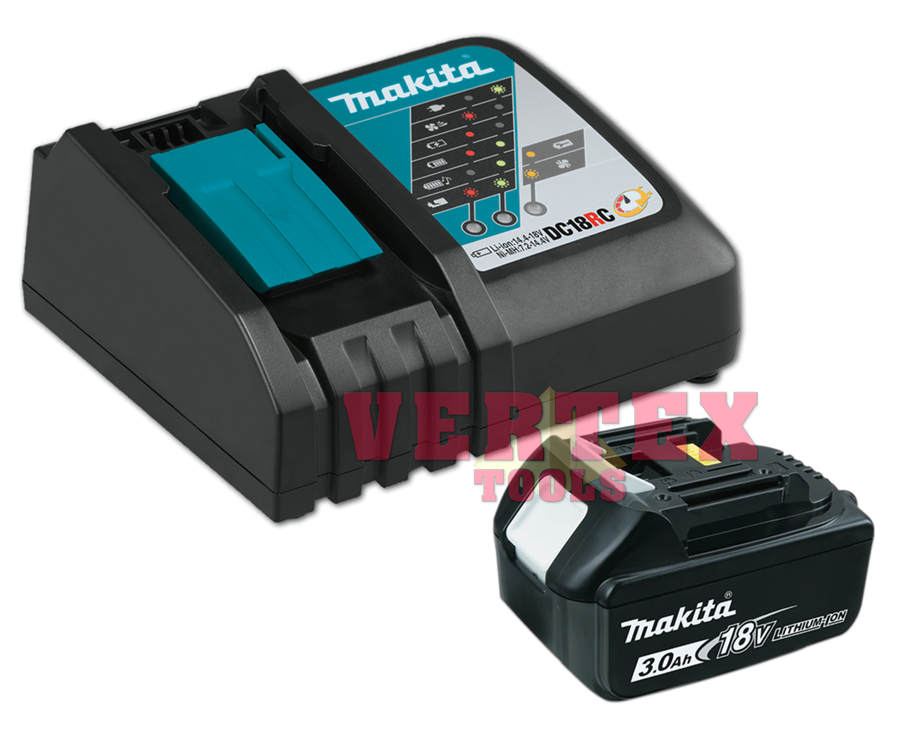 Makita DC18RCBL1830B 18V LXT Power Source Kit Carton vertexpowertools