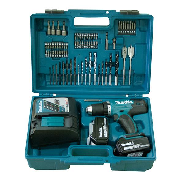 Makita DHP453RFX4 18V Cordless Hammer Drill Kit (LXT-Series