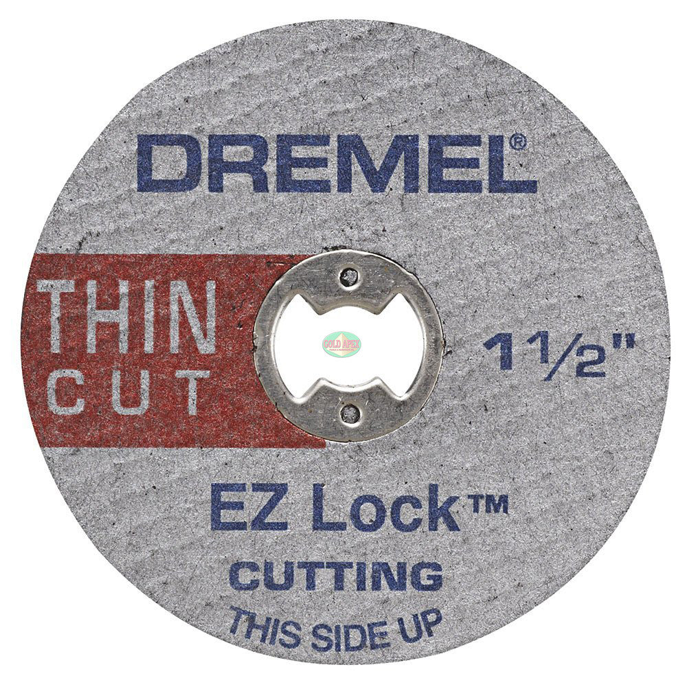 Dremel EZ409 1-1/2-Inch EZ Lock Thin Cut-Off Wheels (5pcs) - goldapextools