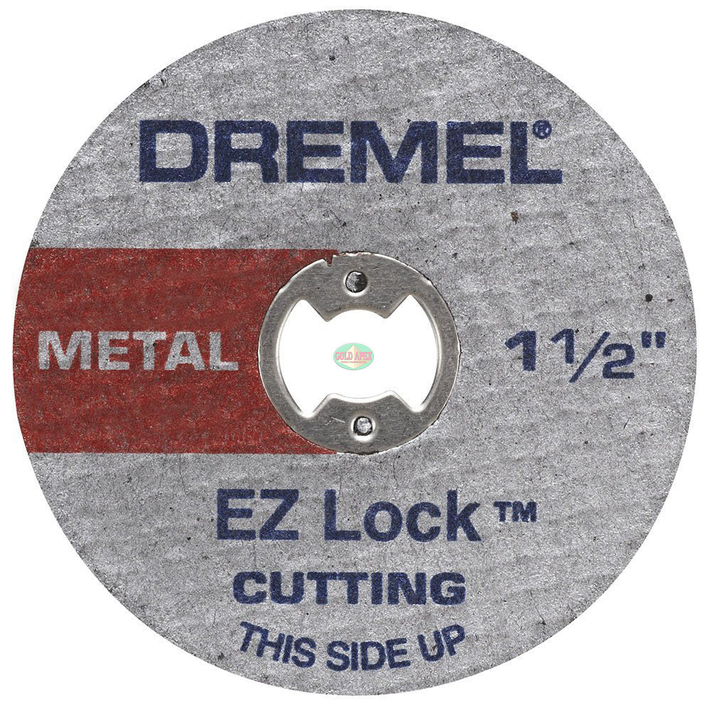 Dremel EZ456 1-1/2-Inch EZ Lock Cut-Off Wheels for Metal (5pcs) - goldapextools