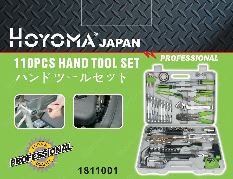 Hoyoma 110pc Hand Tool Set #181101 - goldapextools