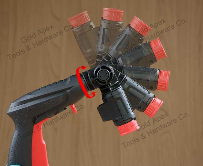 Bosch EasyAquatak 100 Portable High Pressure Washer (w/ 360° Adjustable Nozzle) - goldapextools