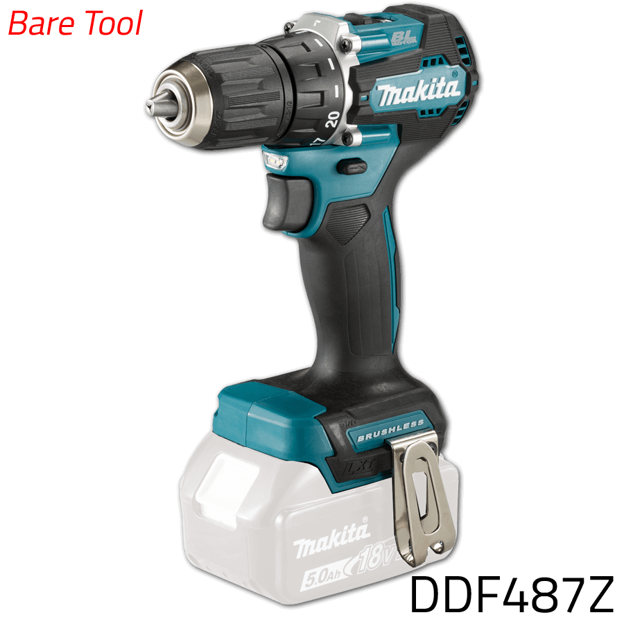 Makita DDF487Z 18V Cordless Brushless Driver Drill (LXT-Series