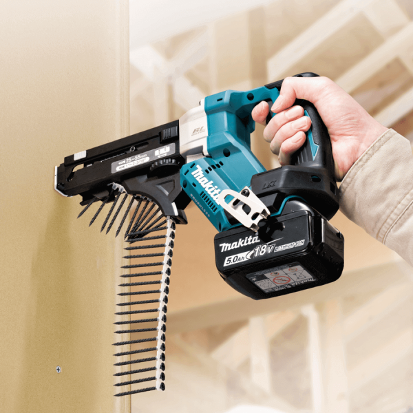 Makita DFR551Z 18V Cordless Brushless Auto Feed Screwdriver w Silent vertexpowertools