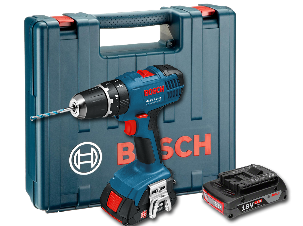 Bosch GSB 18-2-Li Cordless Impact Drill / Driver - goldapextools