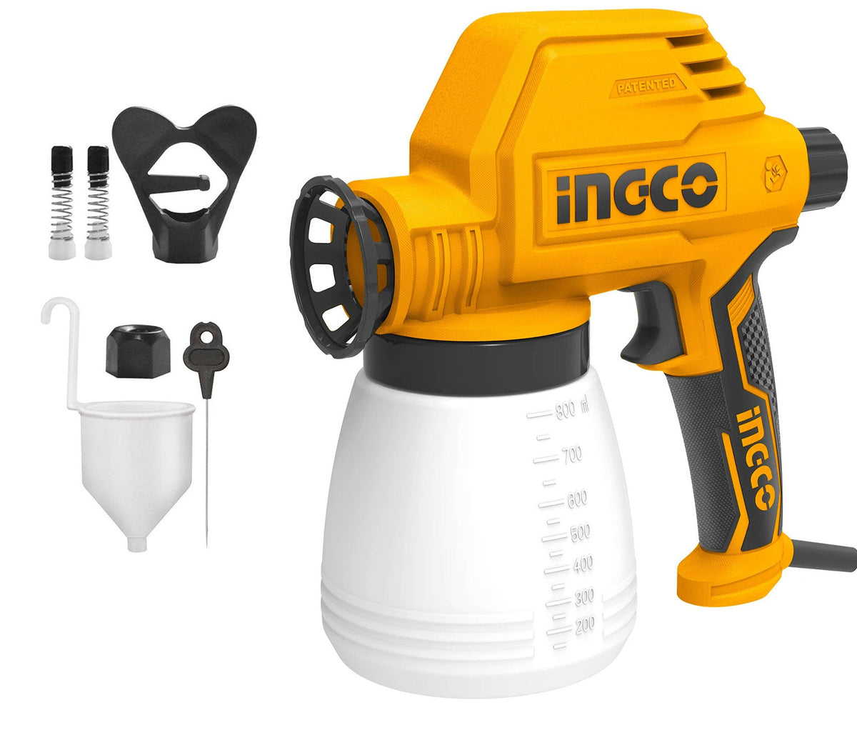 Ingco SPG10082 Electric Paint Spray Gun 100W vertexpowertools