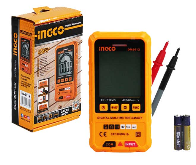 Ingco DM6012 Digital Multi Meter / Tester (SS) – vertexpowertools
