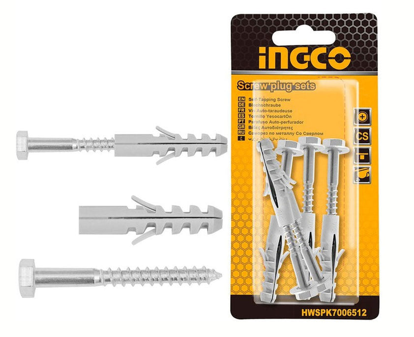 Ingco Screw Plug Set w/ L-Screw – vertexpowertools