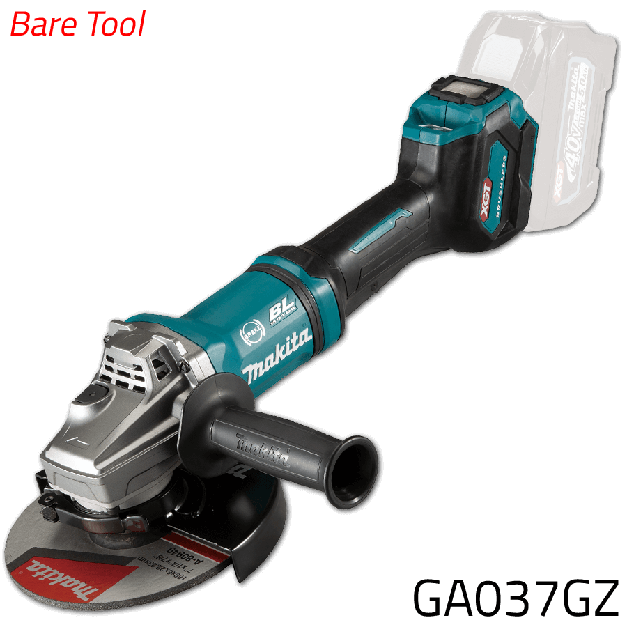Makita GA037GZ 40V Cordless Brushless Angle Grinder XGT Series