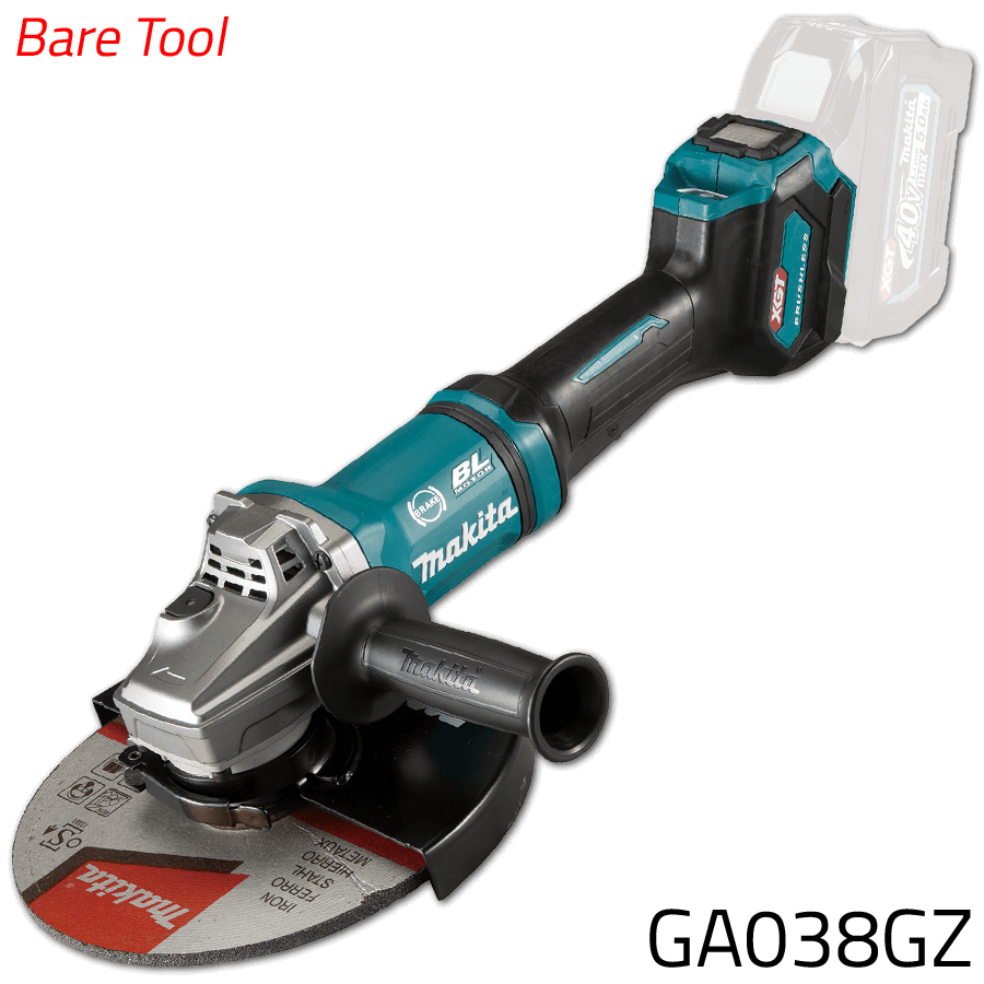 Makita GA038GZ 40V Cordless Brushless Angle Grinder XGT Series
