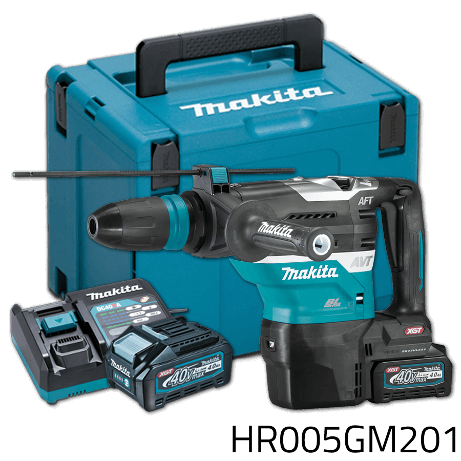 Makita HR005GM201 40V Cordless Brushless SDS Max Rotary Hammer XGT Series