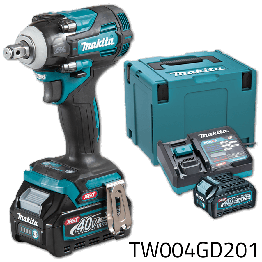 Makita TW004GD201 40V Cordless Brushless Impact Wrench XGT Series