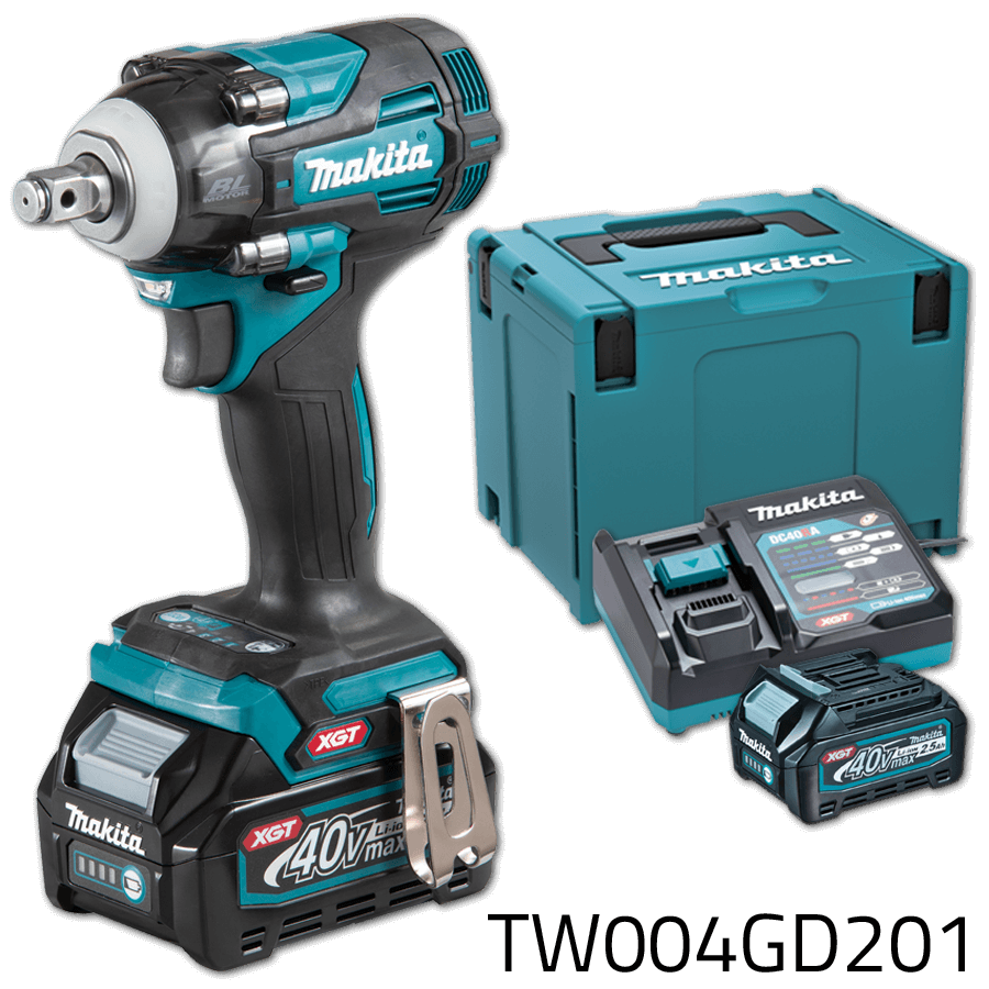 Makita TW004GD201 40V Cordless Brushless Impact Wrench (XGT Series)