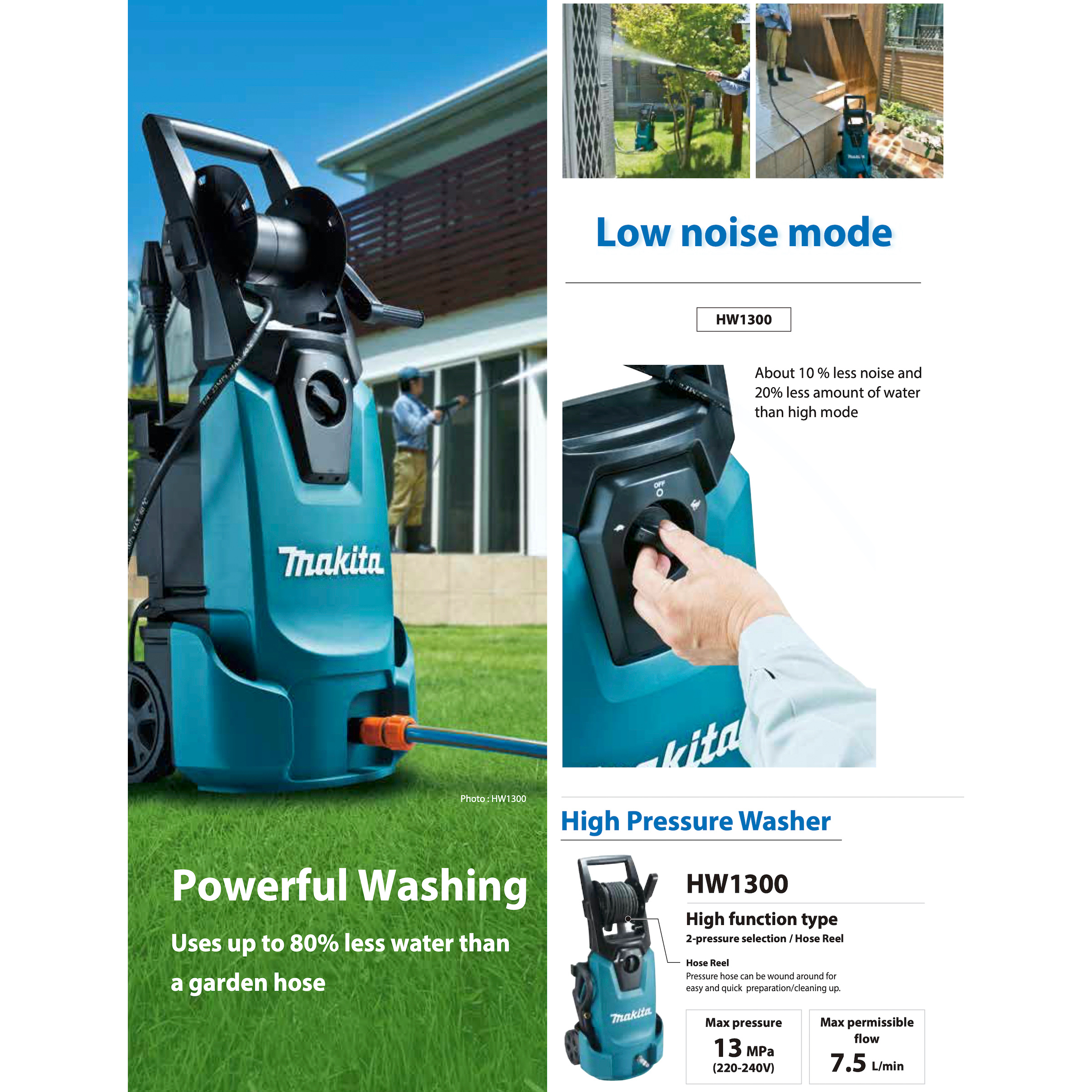Makita pressure washer hose deals