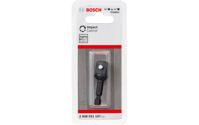 Bosch 2608551107 1/2" External Hex Shank Adapter - goldapextools