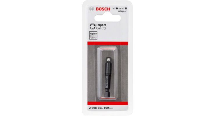 Bosch 2608551109 1/4" External Hex Shank Adapter - goldapextools