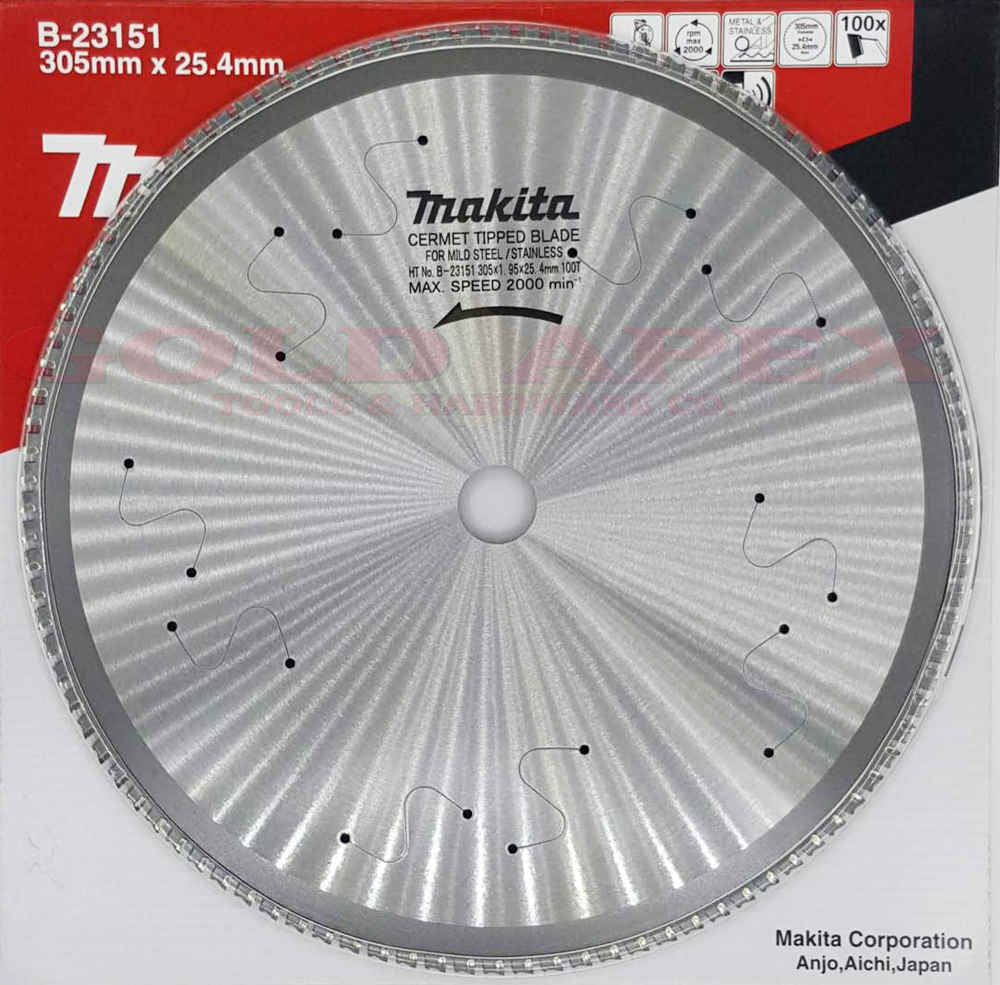 Makita B-23151 TCT Circular Saw Blade for Stainless 12