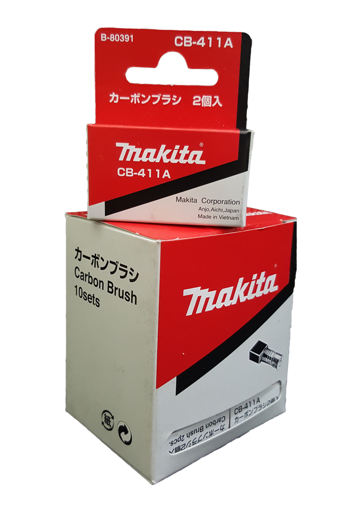 Makita CB-411 Carbon Brush (10 Pairs) - goldapextools