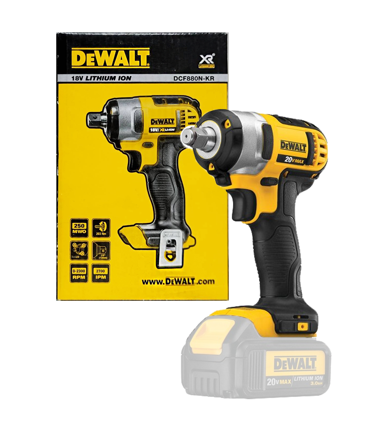 Dewalt 18v online impact driver bare