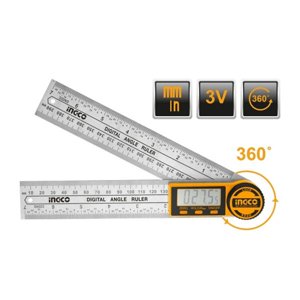 Ingco HDAR20701 Digital Angle Ruler – vertexpowertools