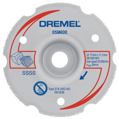 Dremel DSM600-RW Flush Cut Carbide Wheel - goldapextools
